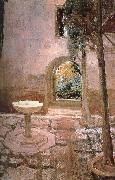 Joaquin Sorolla Courtyard oil painting picture wholesale